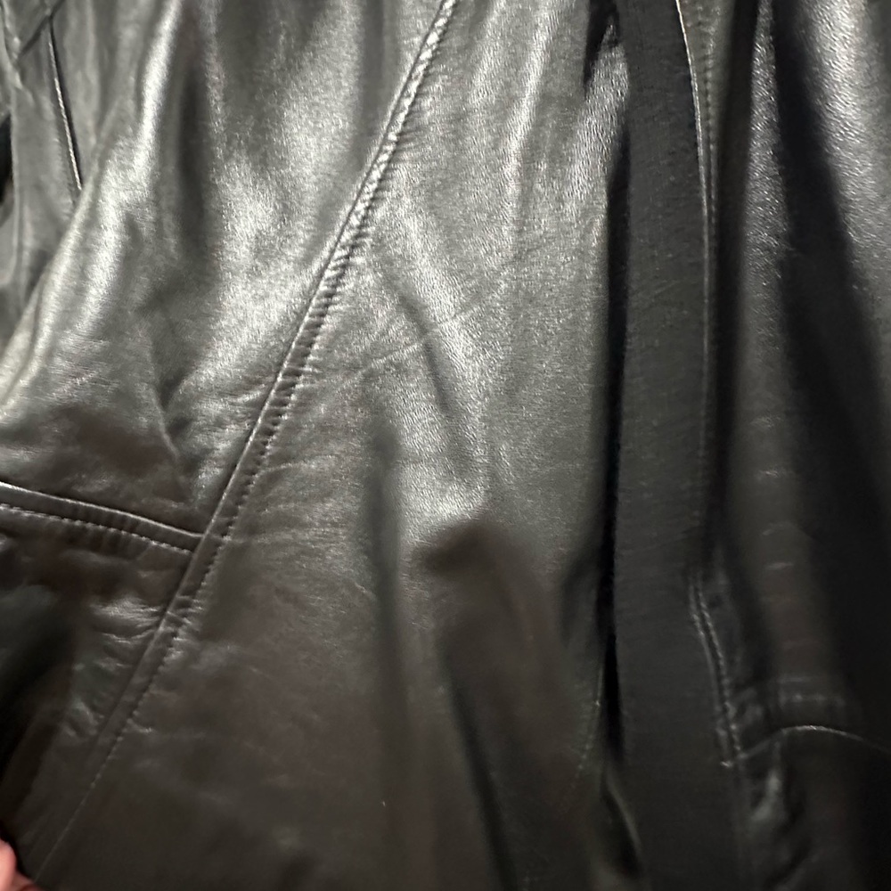 Nordstrom Black Leather Moto Jacket - Picture 13 of 14